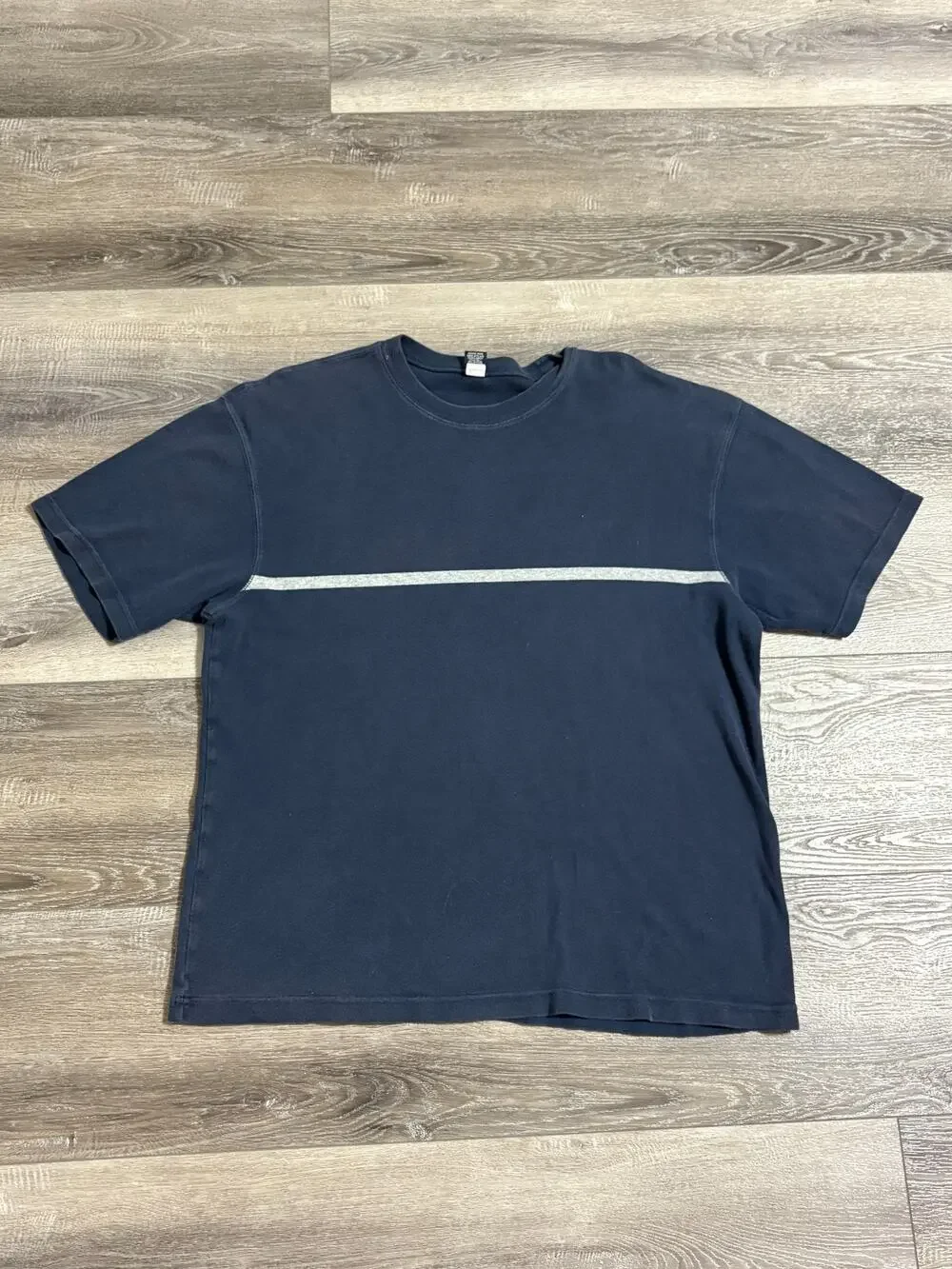 Vintage Gap Navy Striped Shirt Y2K Retro Skater Casual - Men’s XXL 2XL